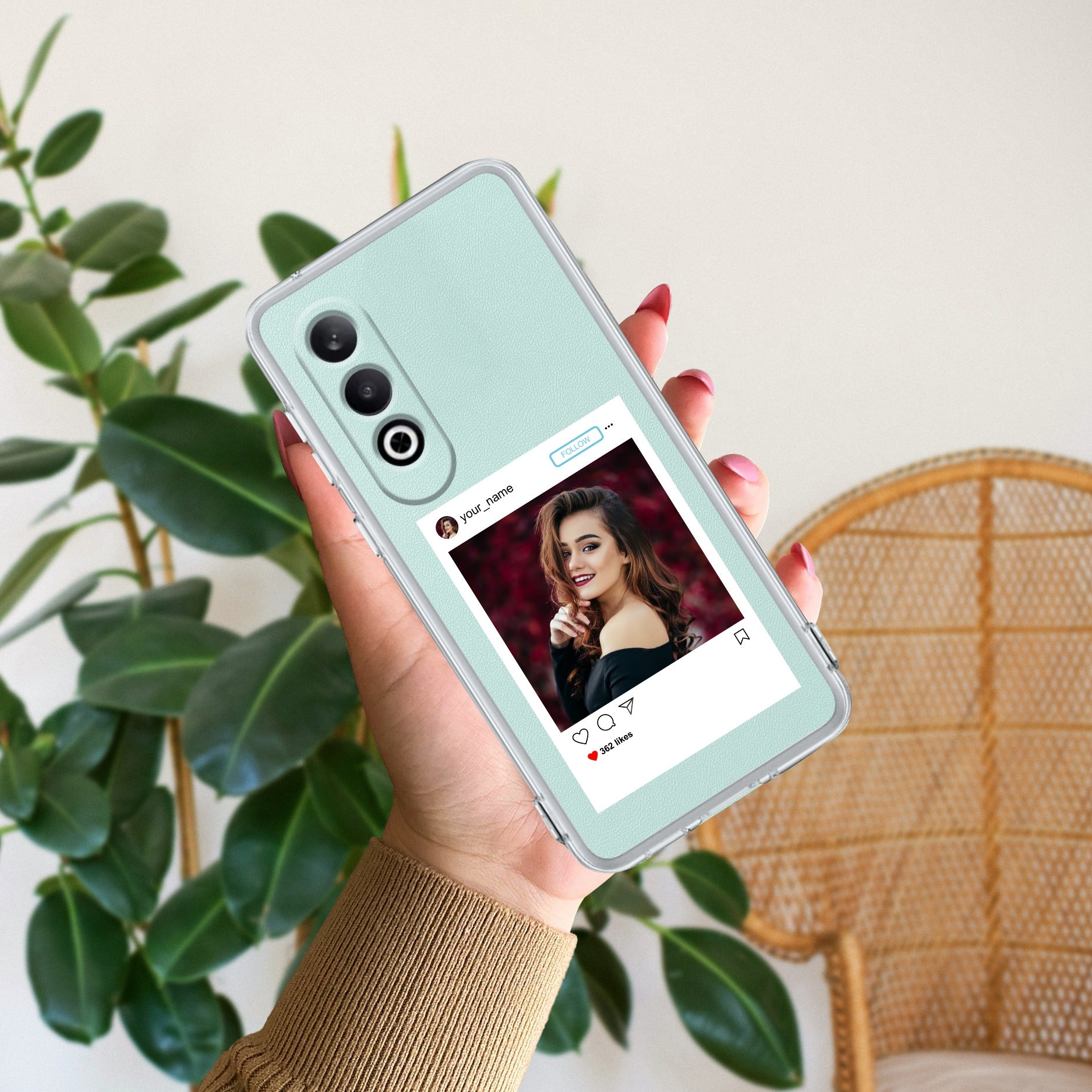 Customize Photo With Name Anti Yellow Case For OnePlus Nord CE 4 5G