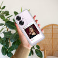 Customize Photo With Name Transparent Silicon Case For Oppo F25 Pro 5G