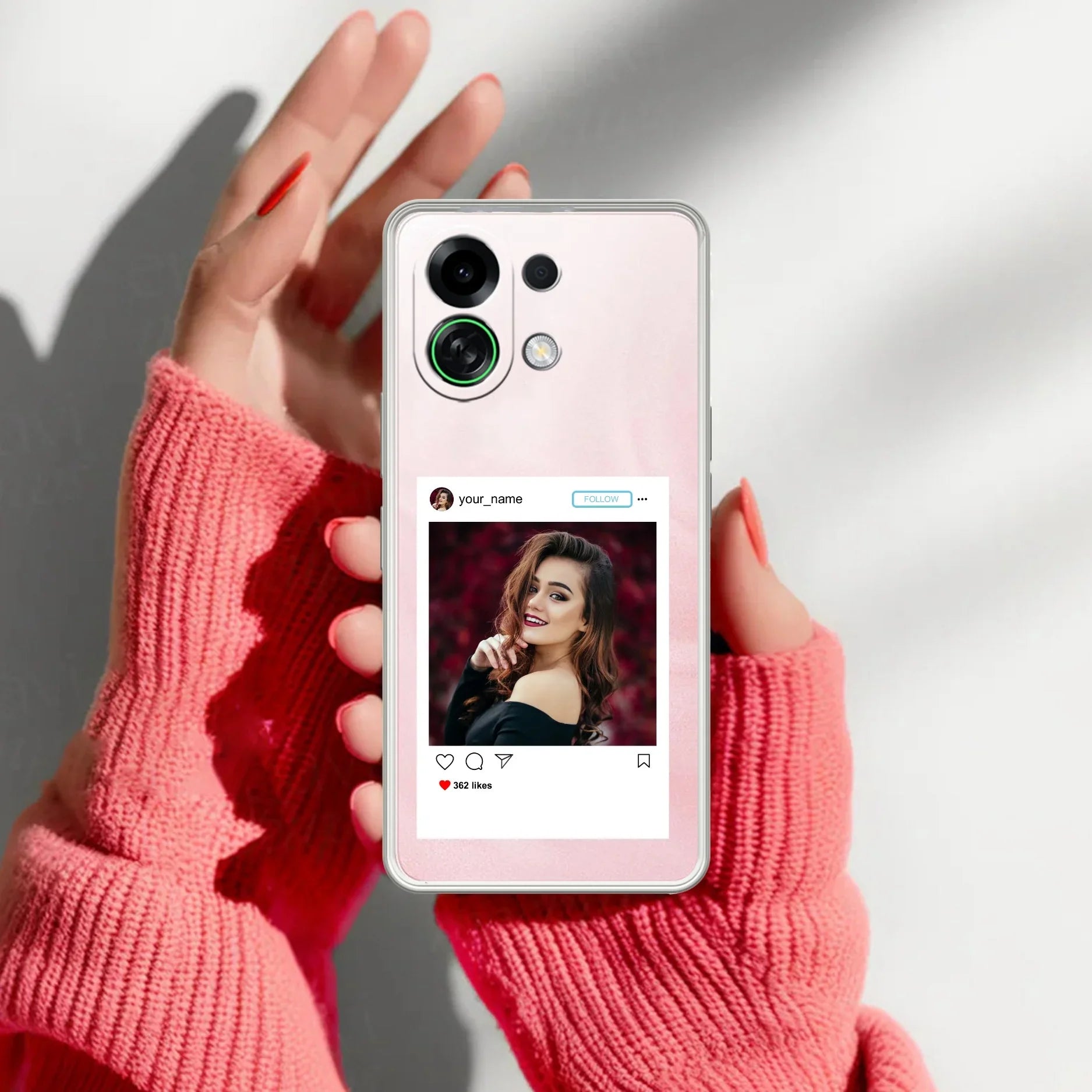 Customize Photo Transparent Silicon Case For Oppo - ShopOnCliQ