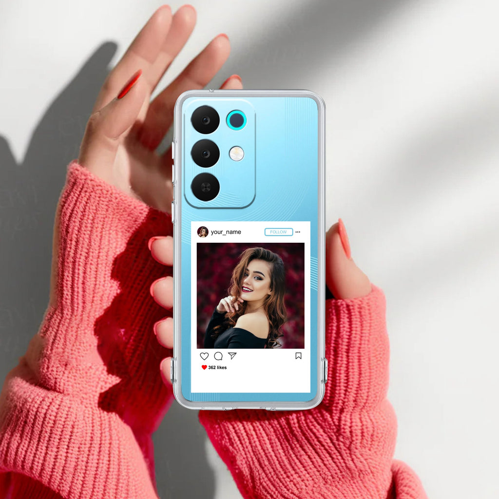 Customize Photo With Name Anti Yelllow Case For Realme 15X 5G