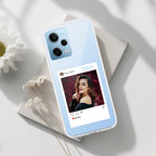 Customize Photo With Name Transparent Silicon Case For Redmi Note 12 5G