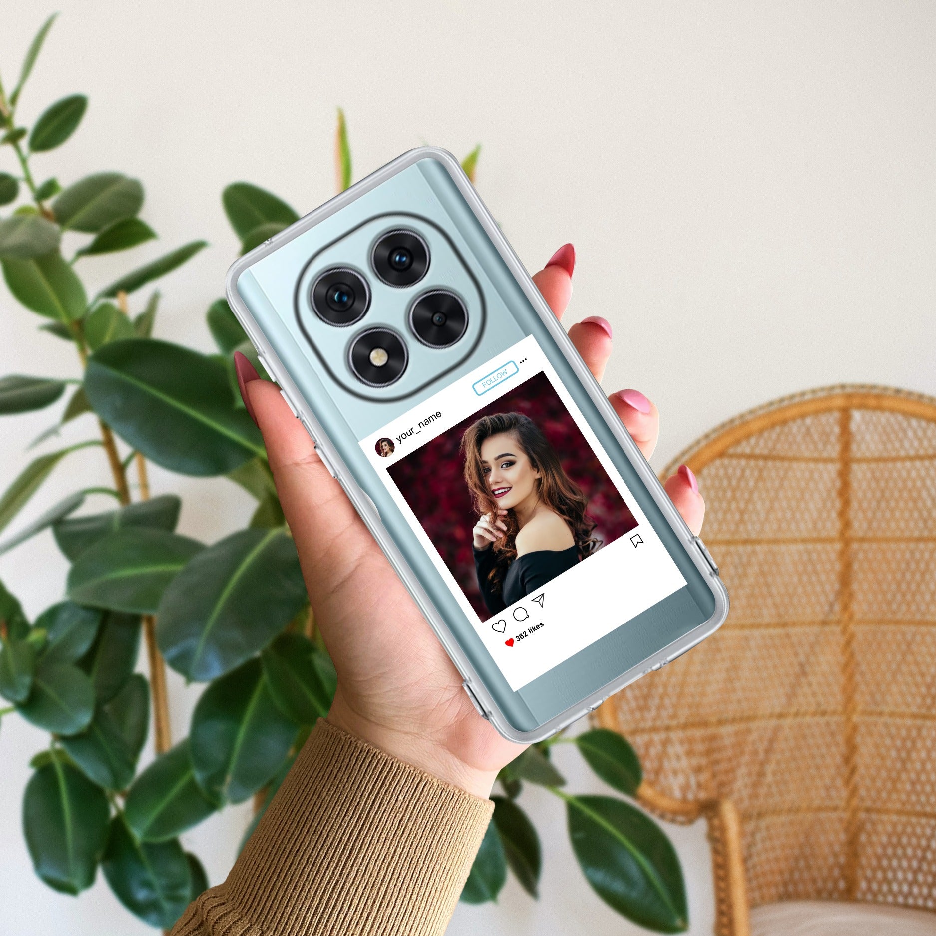 Customize Name Anti Yellow Case For Redmi Note 14 Pro Plus 5G