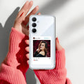 Customize Photo With Name Transparent Silicon Case For Samsung Galaxy F55 5G