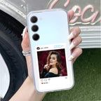 Customize Photo With Name Anti Yellow Case For Samsung Galaxy S23 5G