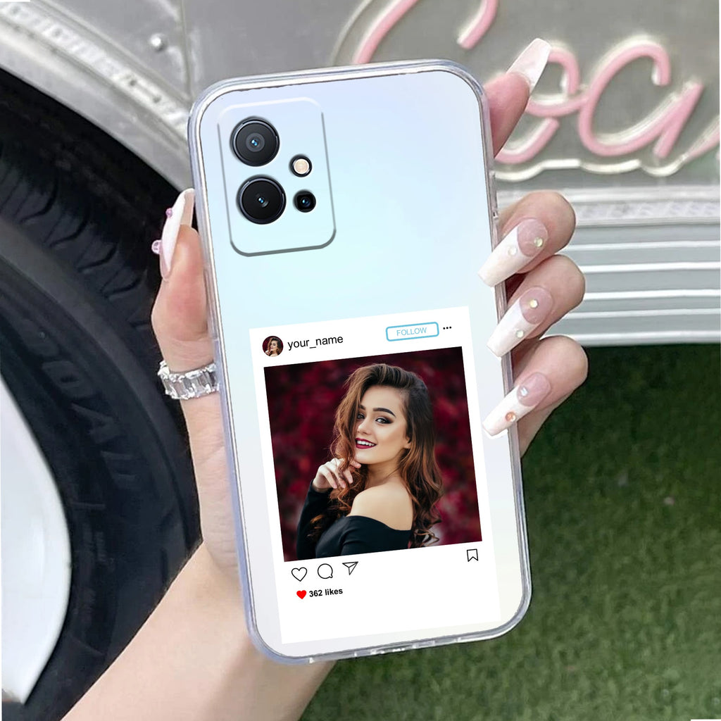 Customize Photo With Name  Anti Yellow Case For Vivo T1 5G