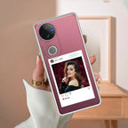 Customize Photo With Name Transparent Silicon Case For Vivo