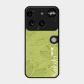 Customized luxury Mint Green leaves Glass Case Cover For Nothing Phone 3 5G