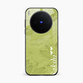 Customized luxury Mint Green leaves Glass Case Cover For Vivo X300 5G