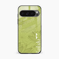 Customized luxury Mint Green leaves Glossy Metal Case Cover For Google Pixel 10 Pro