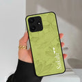 Customized luxury Mint Green leaves Glossy Metal Case Cover For Redmi - ShopOnCliQ