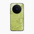 Customized luxury Mint Green leaves Glossy Metal Case Cover For Vivo X300 5G