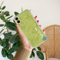 Customized luxury Mint Green leaves Anti Yellow Case For CMF Nothing Phone 1 5G