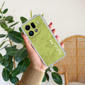 Customized luxury Mint Green leaves Anti Yellow Case For Oppo Find X9 Pro 5G