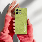 Customized luxury Mint Green leaves Anti Yellow Case For Oppo K13 5G