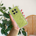 Customized luxury Mint Green leaves Anti Yellow Case For Redmi Note 15 5G