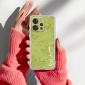 Customized luxury Mint Green leaves Anti Yellow Case For Vivo V70 Elite 5G