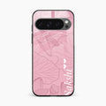 Customized luxury Peach leaves Glass Case Cover For Google Pixel 10 Pro XL