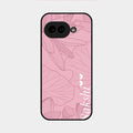Customized luxury Peach leaves Glass Case Cover For Google Pixel 9A 5G