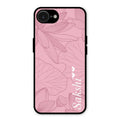 Customized luxury Peach leaves Glass Case Cover For iPhone 16e