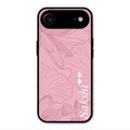 Customized luxury Peach leaves Glass Case Cover For iPhone Air