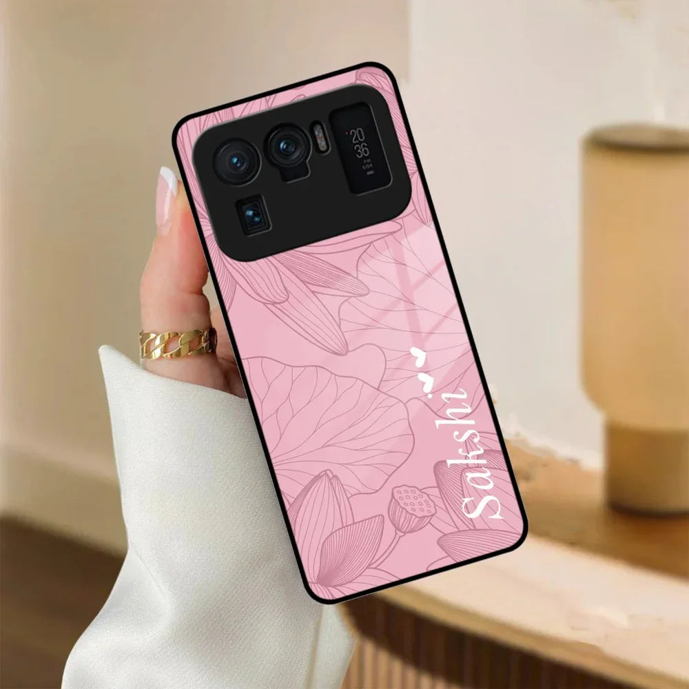 Customized luxury Peach leaves Glass Case Cover For Redmi/Xiaomi - ShopOnCliQ