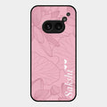 Customized luxury Peach leaves Glass Case Cover For Nothing Phone 2A 5G
