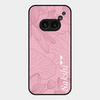 Customized luxury Peach leaves Glass Case Cover For Nothing Phone 2A 5G