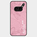 Customized luxury Peach leaves Glass Case Cover For Nothing Phone 2A Plus