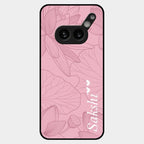 Customized luxury Peach leaves Glass Case Cover For Nothing Phone 2A Plus