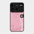 Customized luxury Peach leaves Glass Case Cover For Nothing Phone 3 5G