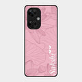 Customized luxury Peach leaves Glass Case Cover For Oneplus Nord Ce 3 Lite 5G