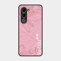 Customized luxury Peach leaves Glass Case Cover For Oppo A5 5G