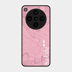 Customized luxury Peach leaves Glass Case Cover For Oppo Find X8 Pro 5G