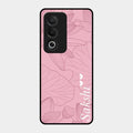 Customized luxury Peach leaves Glass Case Cover For Oppo K12X 5G