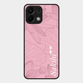Customized luxury Peach leaves Glass Case Cover For Oppo K13 5G