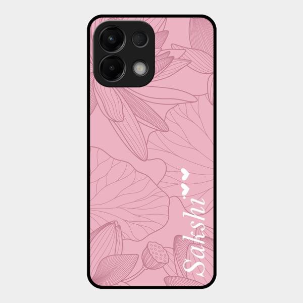 Customized luxury Peach leaves Glass Case Cover For Oppo K13 5G