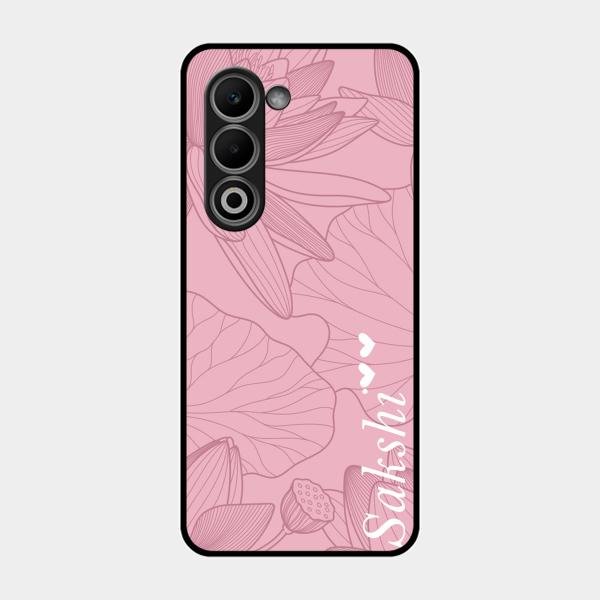 Customized luxury Peach leaves Glass Case Cover For Oppo K13X 5G