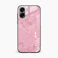 Customized luxury Peach leaves Glass Case Cover For Oppo K14x 5G