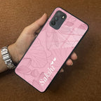 Customized luxury Peach leaves Glass Case Cover For Poco - ShopOnCliQ