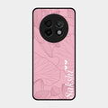 Customized luxury Peach leaves Glass Case Cover For Realme 13 Plus 5G