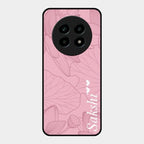 Customized luxury Peach leaves Glass Case Cover For Realme 13 Pro Plus 5G