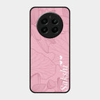 Customized luxury Peach leaves Glass Case Cover For Realme Narzo 70 Pro 5G
