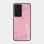 Customized luxury Peach leaves Glass Case Cover For Realme Narzo 80X 5G