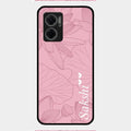 Customized luxury Peach leaves Glass Case Cover For Redmi 11 Prime 5G