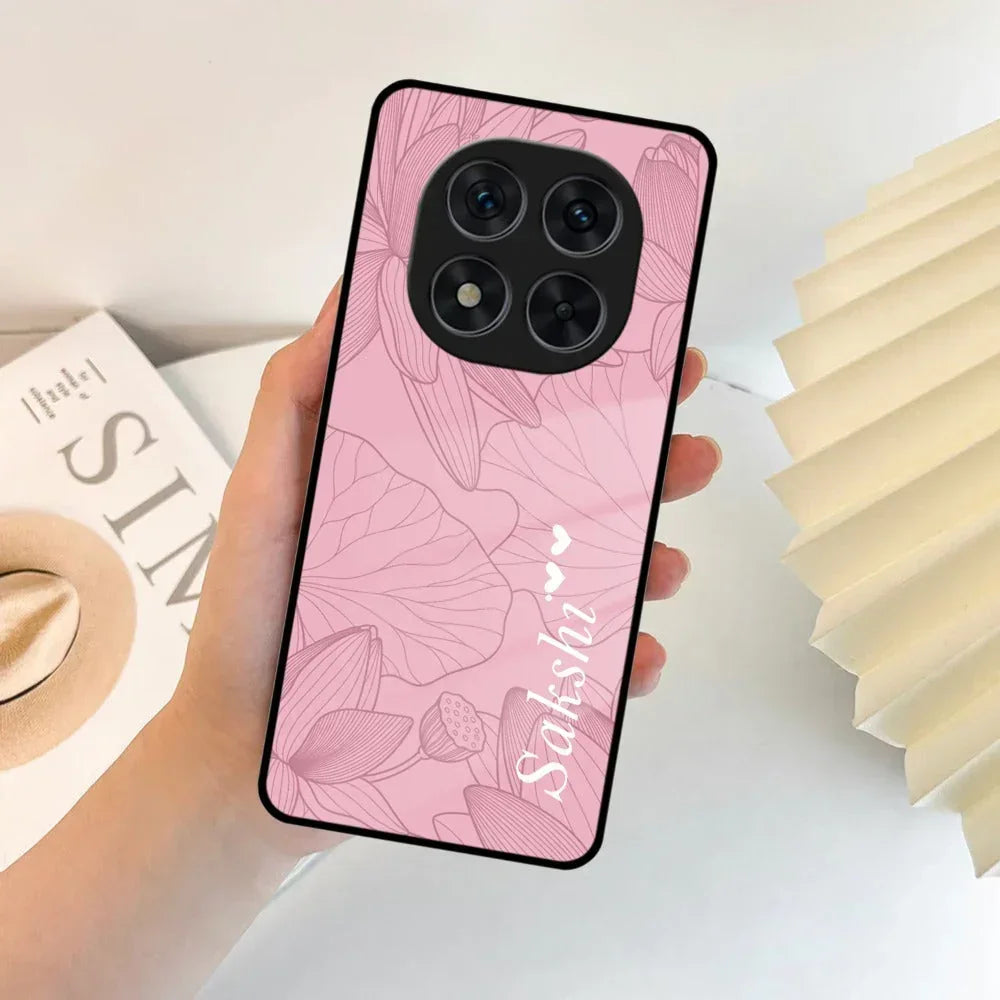 Customized luxury Peach leaves Glass Case Cover For Poco - ShopOnCliQ
