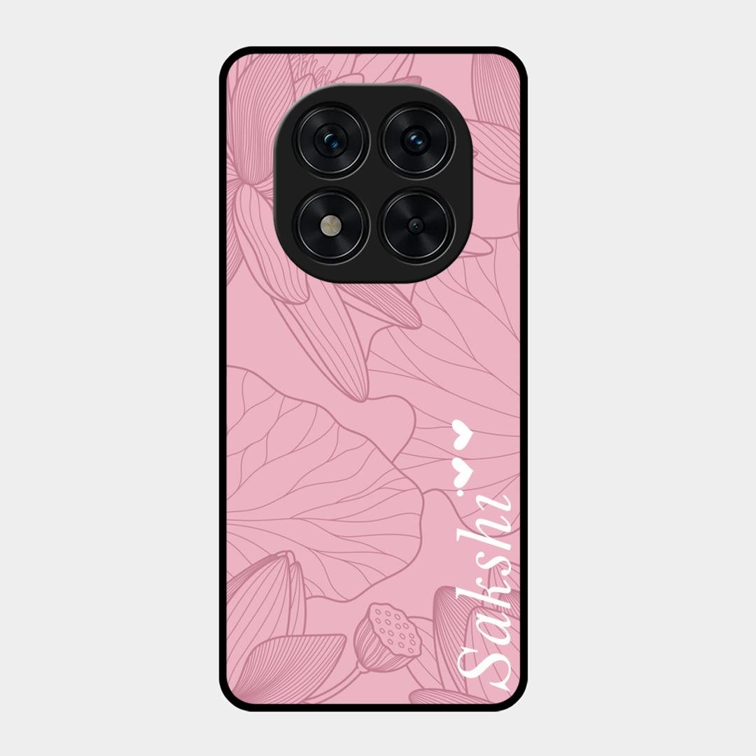 Customized luxury Peach leaves Glass Case Cover For Redmi Note 15 Pro Plus 5G