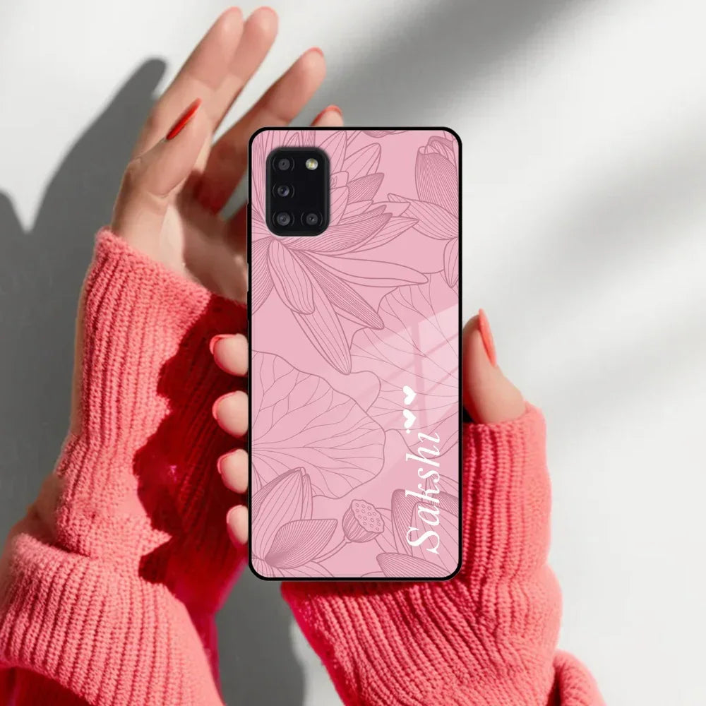 Customized luxury Peach leaves Glass Case Cover For Samsung - ShopOnCliQ