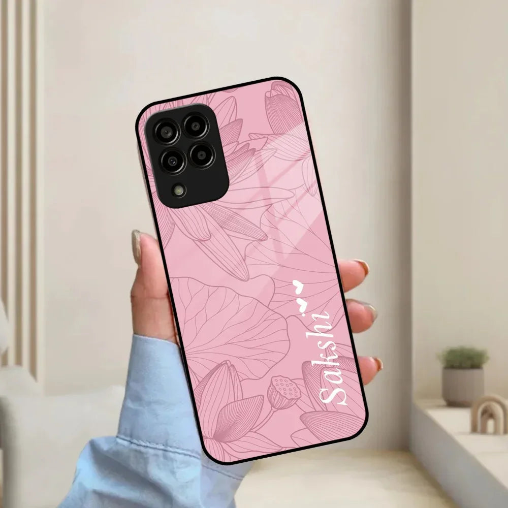 Customized luxury Peach leaves Glass Case Cover For Samsung - ShopOnCliQ