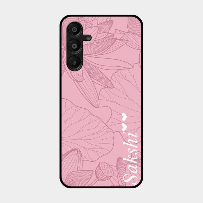 Customized luxury Peach leaves Glass Case Cover For Samsung Galaxy A16 5G
