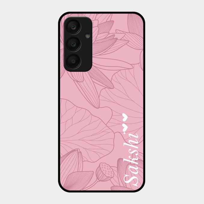 Customized luxury Peach leaves Glass Case Cover For Samsung Galaxy A25 5G
